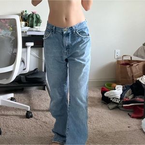 wrangler light wash vintage jeans